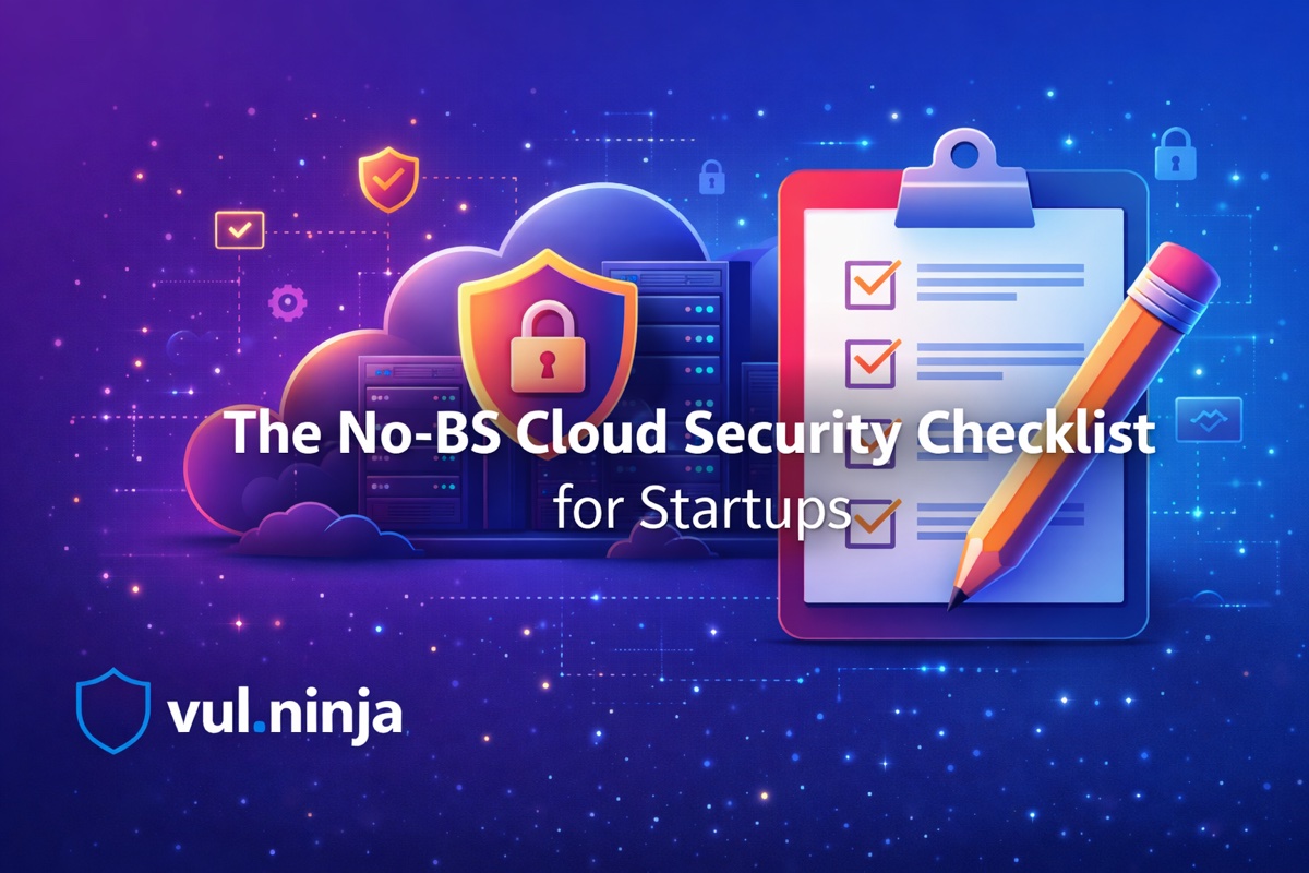 The No-BS Cloud Security Checklist for Startups