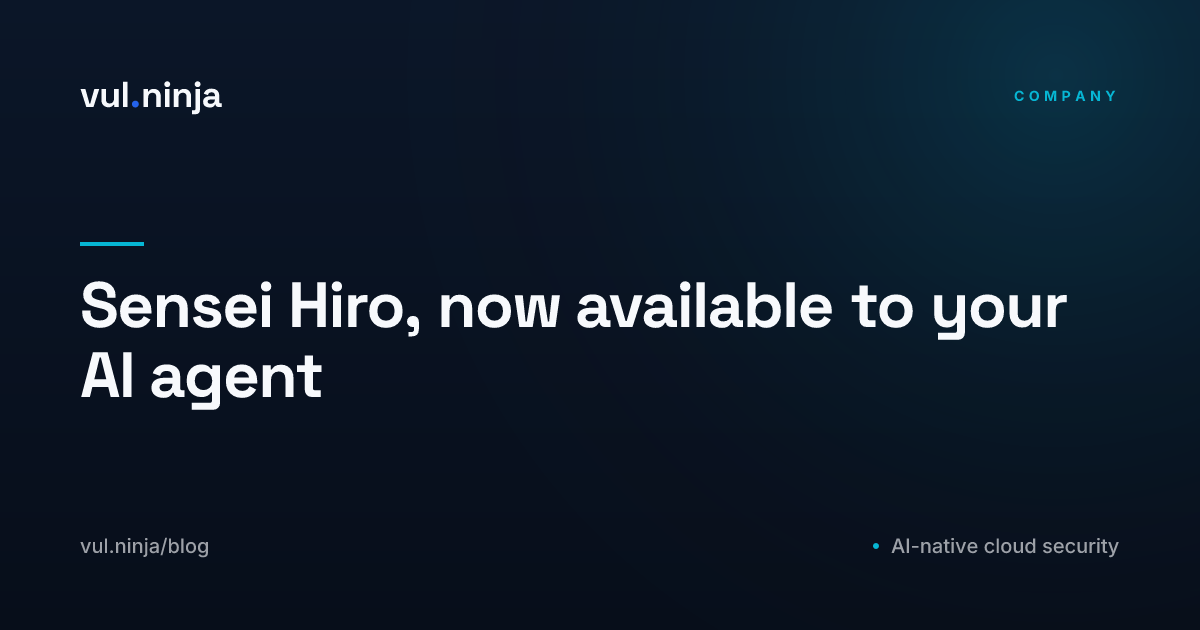 Sensei Hiro, now available to your AI agent